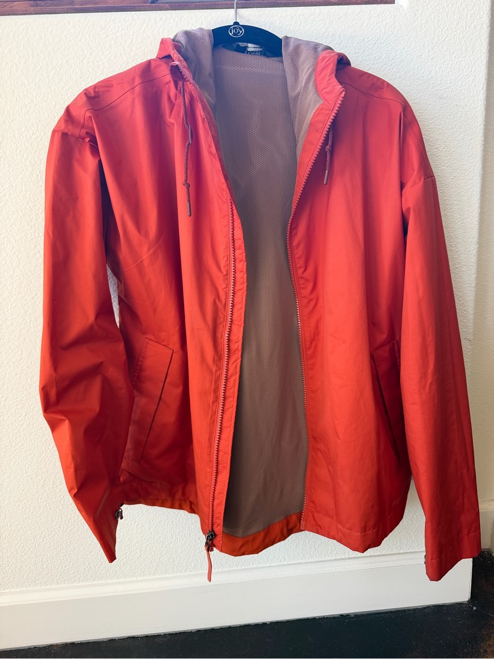 REI Women’s Orange Lightweight Rain jacket XS